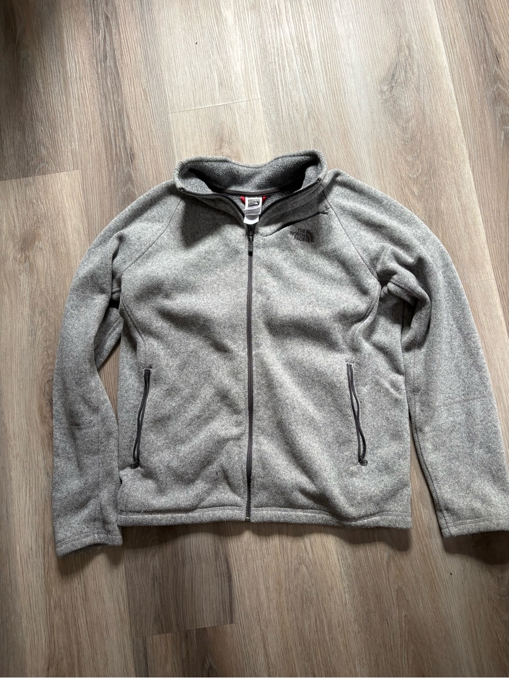 The North Face men’s full zip heather fleece